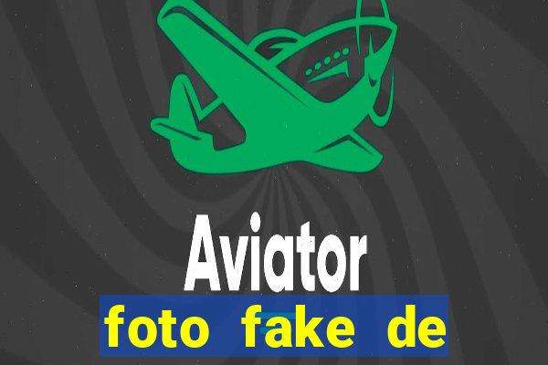 foto fake de mulher no espelho